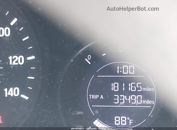 3CZRU5H3XLM707402 2020 HONDA HR-V White Панорамний вид салону 360°
