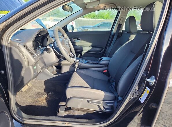 3CZRU5H3XMM730390 2021 HONDA HR-V Черный Вид салона спереди