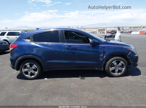3CZRU5H50HG708498 2017 HONDA HR-V Blue Widok wnętrza 360 stopni