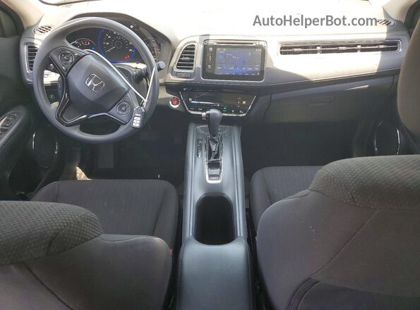 3CZRU5H50HM714478 2017 HONDA HR-V Black Вид панелі приладів