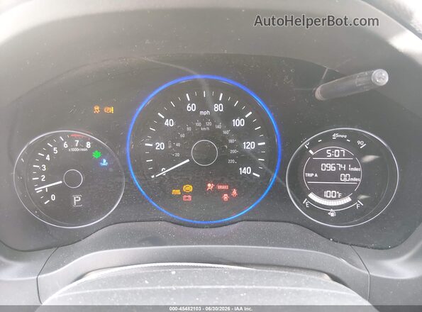 3CZRU5H50JM701204 2018 HONDA HR-V White Հետևի նստատեղերի տեսք