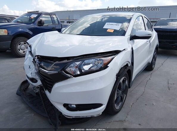 3CZRU5H50JM701204 2018 HONDA HR-V White Առջևի ձախ երեք քառորդ տեսարան