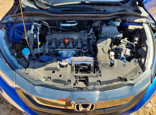 3CZRU5H50NM727520 2022 HONDA HR-V Blue Vista del compartimento del motor