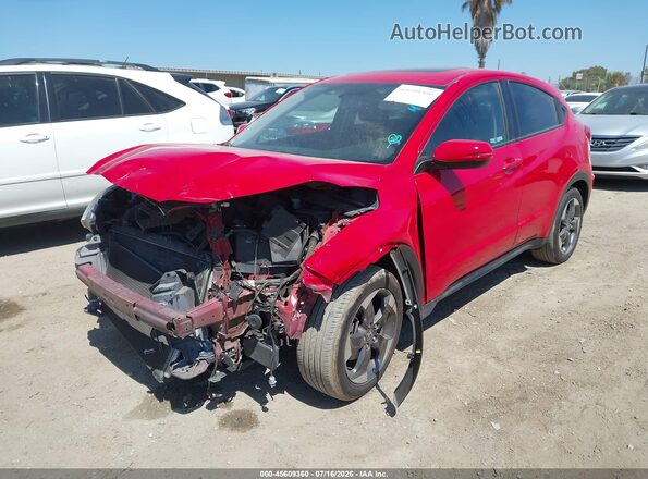 3CZRU5H51JM708078 2018 HONDA HR-V Красный Передняя левая четверть