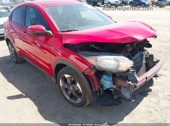 3CZRU5H51JM708078 2018 HONDA HR-V Красный Вид спереди