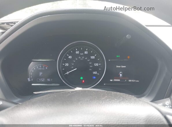 3CZRU5H51KM703268 2019 HONDA HR-V White უკანა სავარძლების ხედი