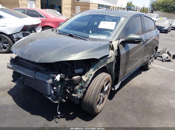 3CZRU5H52JG705463 2018 HONDA HR-V Green წინა მარცხენა ხედი სამი მეოთხედიდან