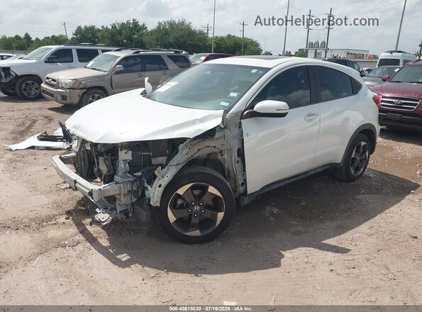 3CZRU5H52JM709711 2018 HONDA HR-V White Առջևի ձախ երեք քառորդ տեսարան
