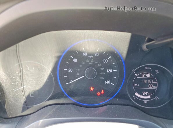 3CZRU5H52JM721602 2018 HONDA HR-V Charcoal Instrument cluster view