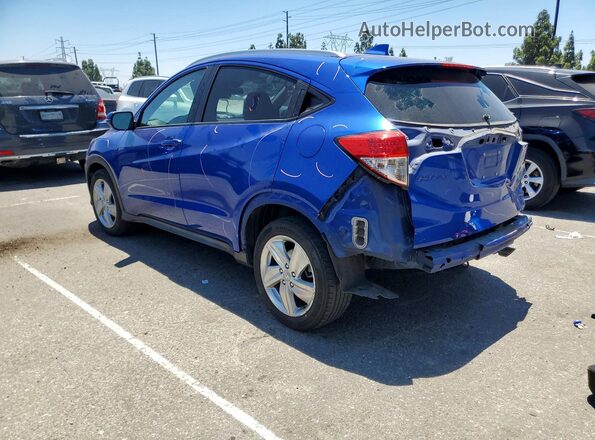 3CZRU5H53KM708567 2019 HONDA HR-V Blue Հետևի ձախ