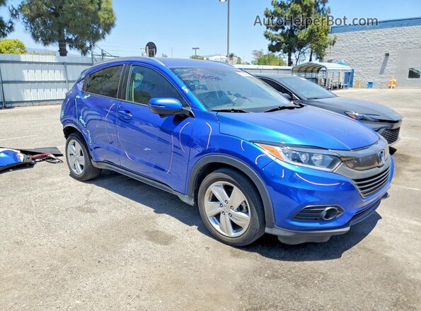 3CZRU5H53KM708567 2019 HONDA HR-V Blue Առջևի աջ