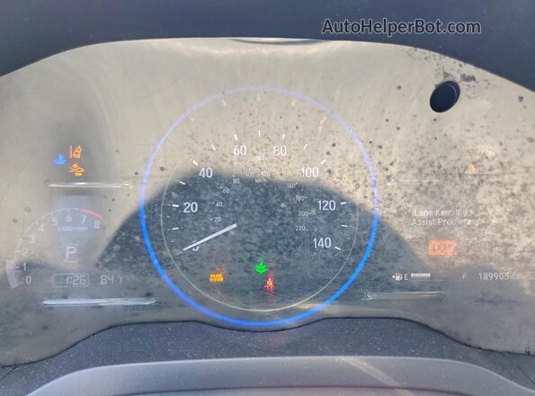 3CZRU5H53KM708567 2019 HONDA HR-V Blue Սարքավորումների վահանակի տեսք