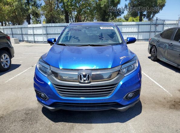 3CZRU5H53KM708567 2019 HONDA HR-V Blue Դիմացի տեսք