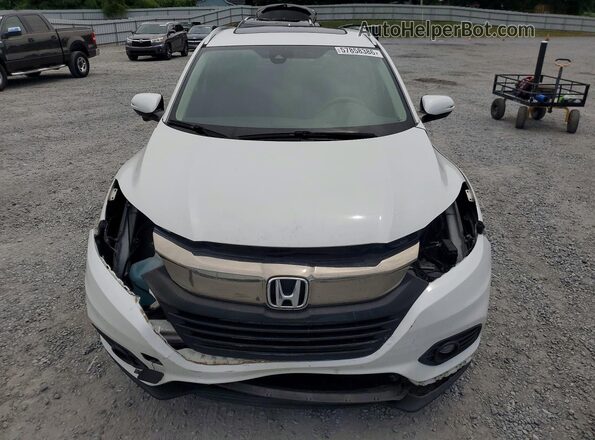 3CZRU5H53KM726261 2019 HONDA HR-V White წინა ხედი