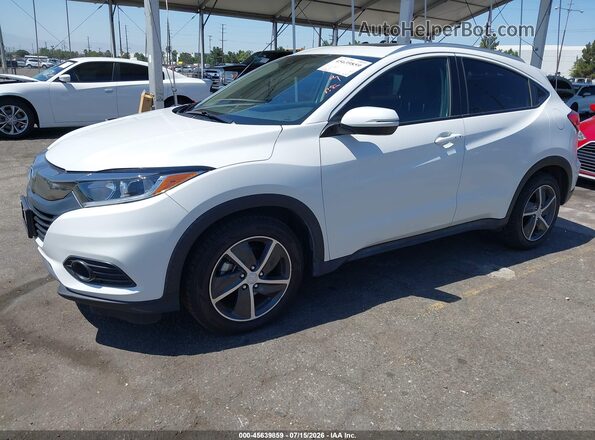 3CZRU5H53MM703453 2021 HONDA HR-V White Առջևի ձախ երեք քառորդ տեսարան