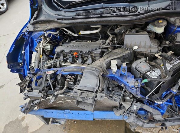 3CZRU5H53MM714646 2021 HONDA HR-V Blue უკანა სალონის ხედი