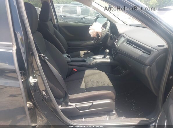3CZRU5H54HM707338 2017 HONDA HR-V Черный Вид салона спереди