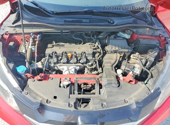3CZRU5H54JM720502 2018 HONDA HR-V Red Engine compartment view