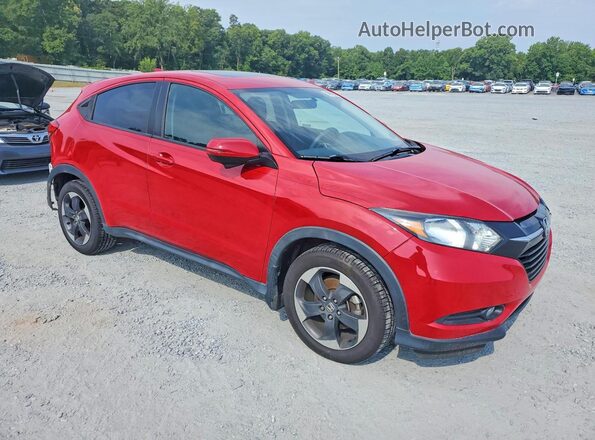 3CZRU5H54JM720502 2018 HONDA HR-V Red Front right