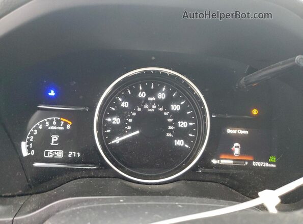 3CZRU5H54LM701693 2020 HONDA HR-V Silver Вид щитка приладів