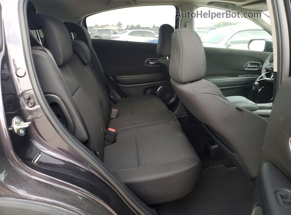 3CZRU5H55HM712306 2017 HONDA HR-V Black Rear interior view