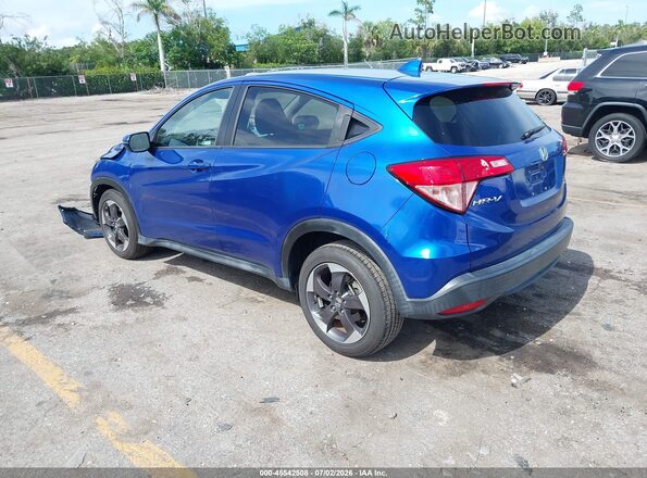 3CZRU5H55JM712019 2018 HONDA HR-V Синий Задняя левая четверть