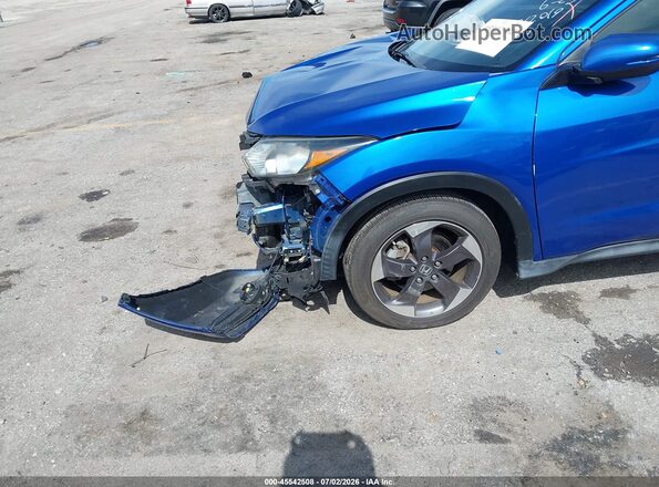 3CZRU5H55JM712019 2018 HONDA HR-V Синий Вид спереди