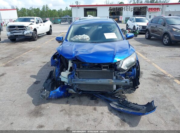 3CZRU5H55JM712019 2018 HONDA HR-V Синий Вид задней части салона