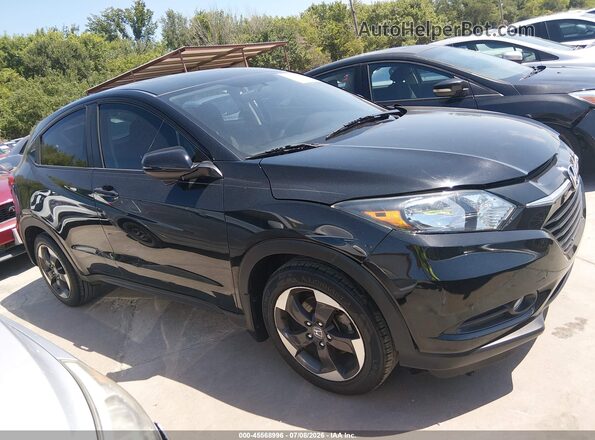 3CZRU5H55JM723215 2018 HONDA HR-V Black Rear interior view