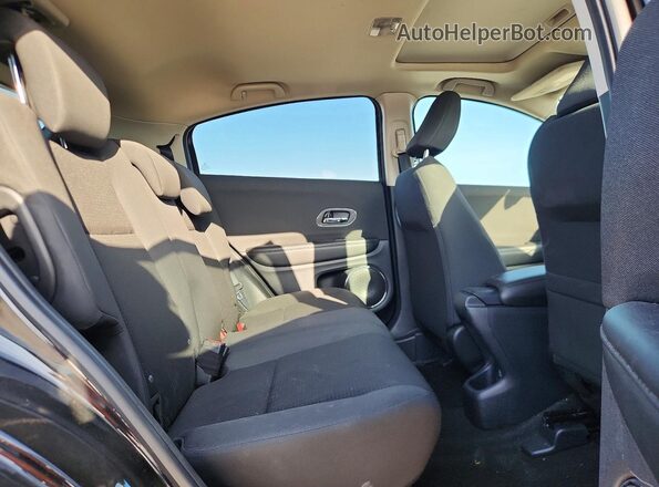 3CZRU5H55MM712235 2021 HONDA HR-V Black Вид задніх сидінь