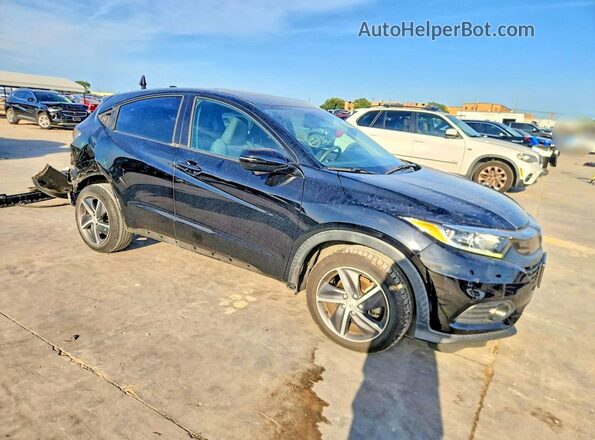 3CZRU5H55MM712235 2021 HONDA HR-V Black Передня права чверть
