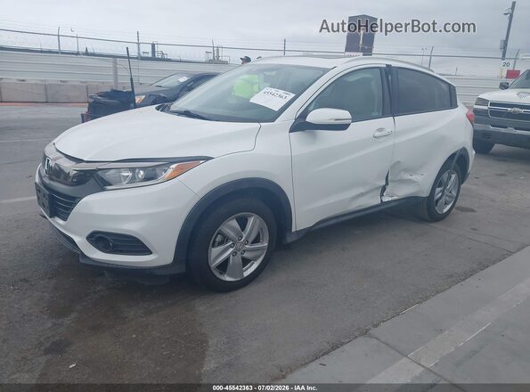 3CZRU5H56KM704349 2019 HONDA HR-V White Vista tres cuartos delantera izquierda