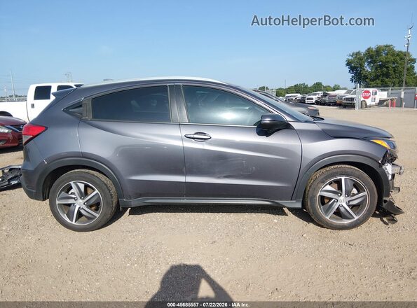 3CZRU5H56MM707979 2021 HONDA HR-V Gray Панорамний вид салону 360°