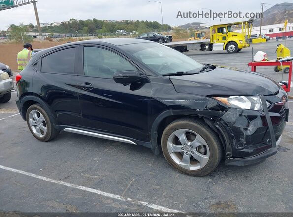 3CZRU5H57GM717036 2016 HONDA HR-V Черный Вид задней части салона