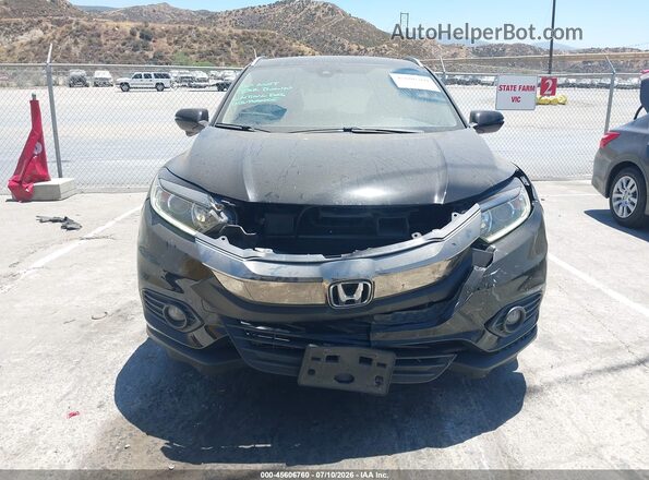 3CZRU5H57LM714549 2020 HONDA HR-V Black Սարքավորումների վահանակի տեսք