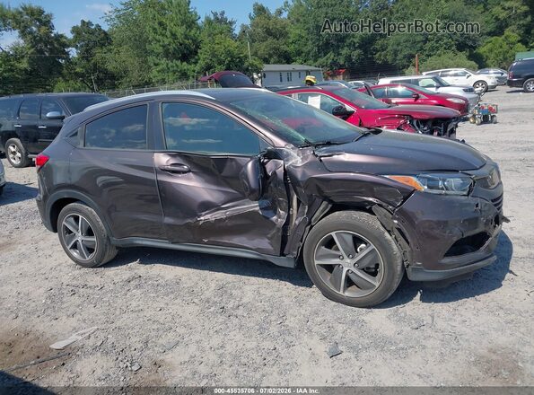 3CZRU5H57MM703357 2021 HONDA HR-V Burgundy Vista interior trasera