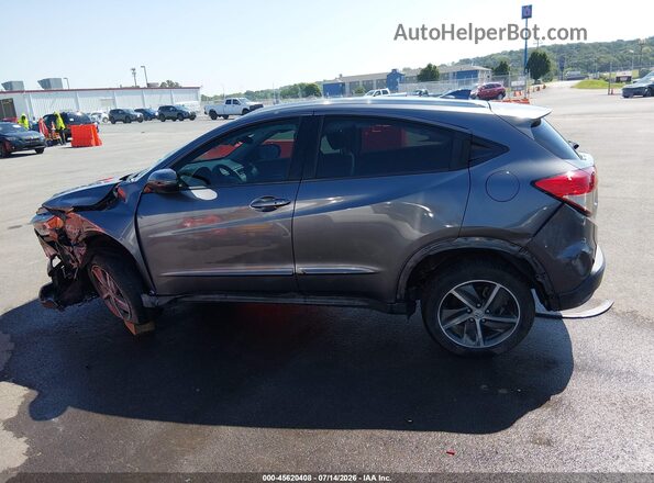 3CZRU5H57MM705187 2021 HONDA HR-V Gray Widok wnętrza z tyłu
