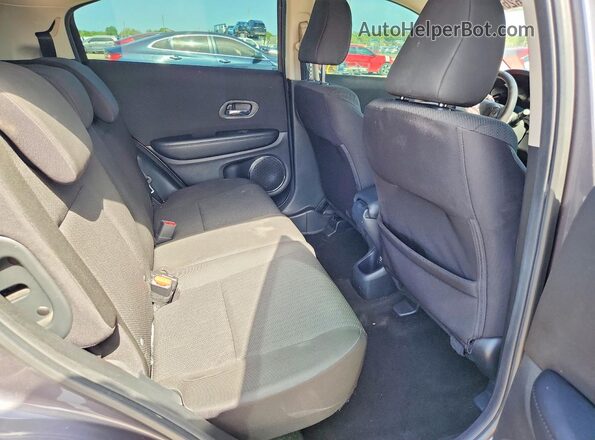 3CZRU5H58HM701574 2017 HONDA HR-V Gray Vista interior trasera