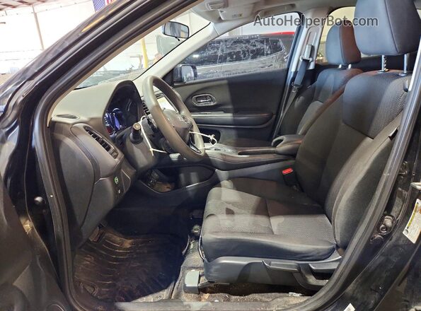 3CZRU5H58HM706189 2017 HONDA HR-V Черный Вид салона спереди