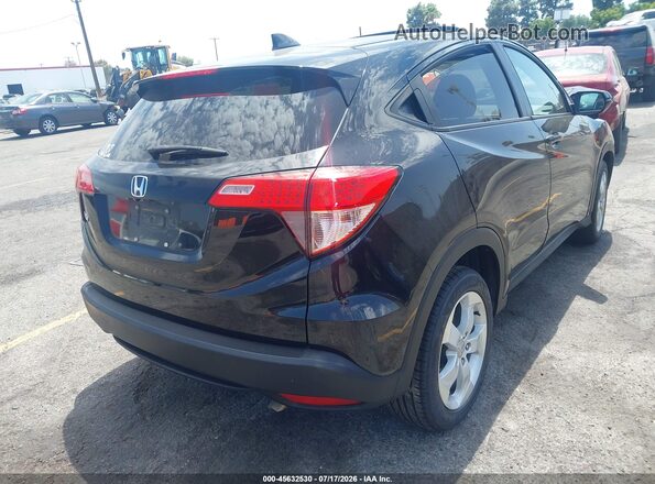 3CZRU5H58HM722733 2017 HONDA HR-V Черный Задняя правая четверть