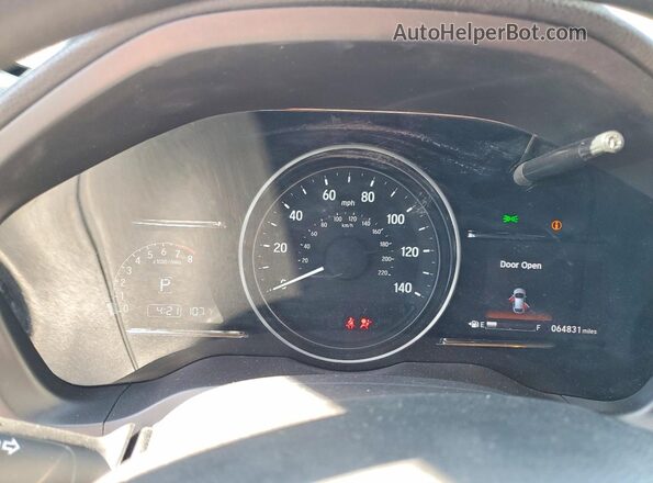 3CZRU5H58MM732625 2021 HONDA HR-V Black Սարքավորումների վահանակի տեսք