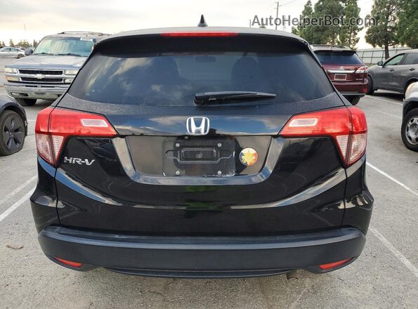 3CZRU5H59HG707494 2017 HONDA HR-V Black Widok z tyłu