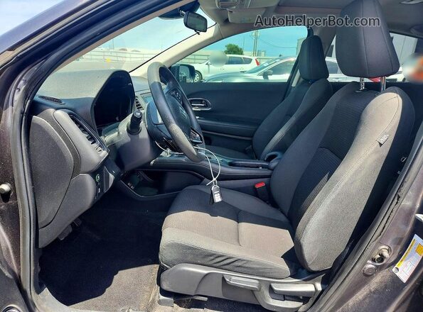 3CZRU5H59MM702193 2021 HONDA HR-V Серый Вид салона спереди