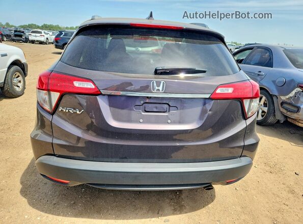 3CZRU5H5XLM711452 2020 HONDA HR-V Purple Вид ззаду