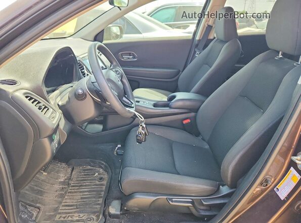 3CZRU5H5XLM711452 2020 HONDA HR-V Purple Вид салону спереду