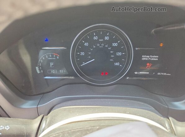 3CZRU5H70LM703068 2020 HONDA HR-V White Սարքավորումների վահանակի տեսք