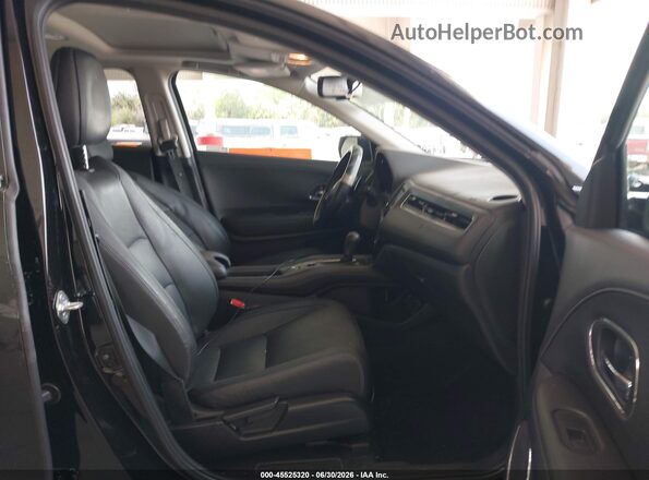 3CZRU5H70MM722057 2021 HONDA HR-V Black Widok wnętrza z przodu