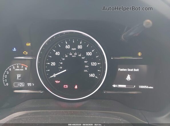 3CZRU5H70MM722057 2021 HONDA HR-V Black Widok tylnych siedzeń