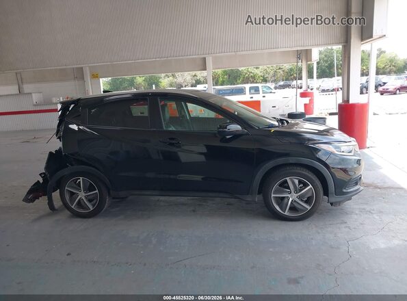 3CZRU5H70MM722057 2021 HONDA HR-V Black Widok wnętrza z tyłu