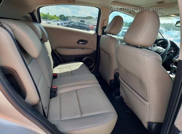 3CZRU5H71GM722797 2016 HONDA HR-V Silver Вид задніх сидінь